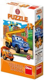 Dino Puzzle 60 dílků TATRA Auta skládačka 24x22cm 6 druhů