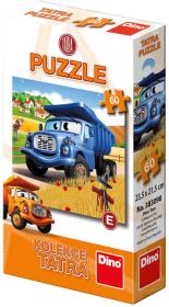 Dino Puzzle 60 dílků TATRA Auta skládačka 24x22cm 6 druhů