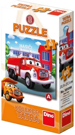 Dino Puzzle 60 dílků TATRA Auta skládačka 24x22cm 6 druhů