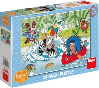 Dino Puzzle baby maxi 24 dílků Krtek ve vodě (Krteček) 66x47cm skládačka Dino Puzzle baby maxi 24 dílků Krtek ve vodě (Krteček) 66x47cm skládačka