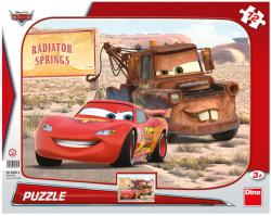 Dino Puzzle Blesk a Burák Auta (Cars) 12 dílků 30x23cm skládačka v krabici