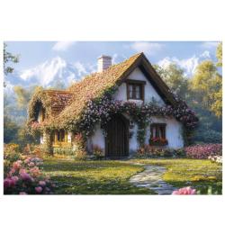 Dino Puzzle Chata v údolí 100 XL dílků