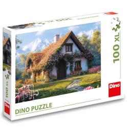Dino Puzzle Chata v údolí 100 XL dílků