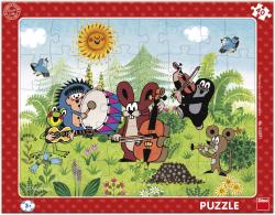 Dino Puzzle deskové 40 dílků Krtek a kapela (Krteček) 32x24cm skládačka