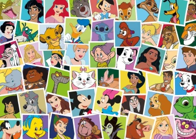 Dino Puzzle Disney fotky 66x47cm foto skládačka 1000 dílků