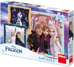 Dino Puzzle Frozen Radostný podzim 3x55 dílků 18x18cm skládačka Dino Puzzle Frozen Radostný podzim 3x55 dílků 18x18cm skládačka