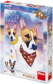 Dino Puzzle Gump Jsme dvojka 24 dílků 18x26 skládačka