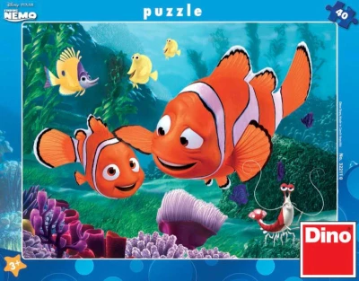 Dino Puzzle Hledá se Nemo 32x24cm set 40 dílků v krabici Dino Puzzle Hledá se Nemo 32x24cm set 40 dílků v krabici