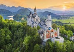 Dino Puzzle Jarní Neuschwanstein 66x47cm foto skládačka 1000 dílků
