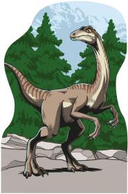 Dino Puzzle Jurský svět 4x54 dílků 13x19cm skládačka