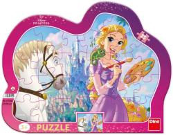 Dino Puzzle obrysové deskové 25 dílků Disney Locika 31x23cm skládačka