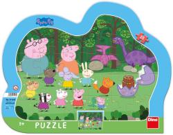 Dino Puzzle obrysové deskové 25 dílků Peppa Pig 31x23cm skládačka Dino Puzzle obrysové deskové 25 dílků Peppa Pig 31x23cm skládačka