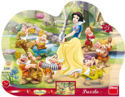 Dino Puzzle obrysové deskové Sněhurka a sedm trpaslíků 25 dílků 30x23cm skládačka Dino Puzzle obrysové deskové Sněhurka a sedm trpaslíků 25 dílků 30x23cm skládačka