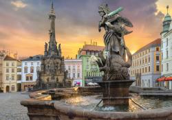 Dino Puzzle Olomouc 47x33cm skládačka 500 dílků v krabici