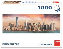 Dino Puzzle panoramatické 1000 dílků Manhattan za soumraku 95x33cm