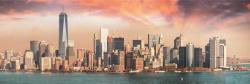 Dino Puzzle panoramatické 1000 dílků Manhattan za soumraku 95x33cm