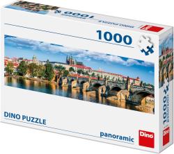 Dino Puzzle panoramatické 1000 dílků Pražský hrad 96x32cm skládačka Dino Puzzle panoramatické 1000 dílků Pražský hrad 96x32cm skládačka
