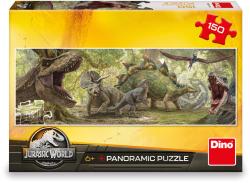 Dino Puzzle panoramatické 150 dílků Jurský Svět 66x23cm skládačka