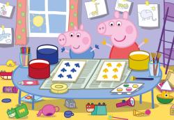 Dino Puzzle Peppa Pig Výtvarník 24 dílků 26x18cm skládačka