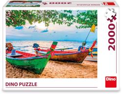 Dino Puzzle Rybářské loďky 97x69cm foto skládačka 2000 dílků