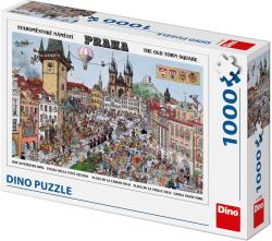 Dino Puzzle Staroměstské náměstí 66x47cm skládačka 1000 dílků