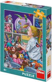 Dino Puzzle XL Pro Anežku 300 dílků 33x47cm skládačka