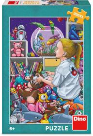 Dino Puzzle XL Pro Anežku 300 dílků 33x47cm skládačka