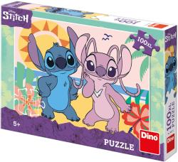 Dino Puzzle XL Stitch Na pláži 100 dílků 47x33cm skládačka Dino Puzzle XL Stitch Na pláži 100 dílků 47x33cm skládačka