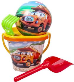Dino TATRA Baby pískový set kyblík s míčem a nástroji plast Dino TATRA Baby pískový set kyblík s míčem a nástroji plast