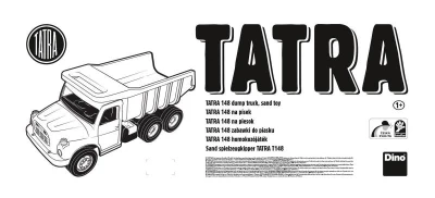 Dino Tatra T148 klasické nákladní auto na písek 72cm světle modré sklápěcí
