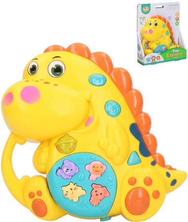 Dinosaurus baby hrající zvířátko s efekty na baterie Světlo Zvuk