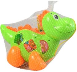 Dinosaurus baby vkládací set s 6 kostkami zvířátka 2 barvy plast