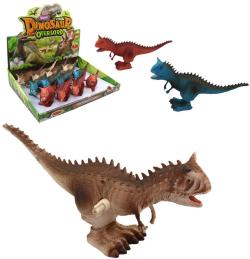 Dinosaurus pravěký ještěr skákací zvířátko na natažení 20cm plast 3 barvy Dinosaurus pravěký ještěr skákací zvířátko na natažení 20cm plast 3 barvy