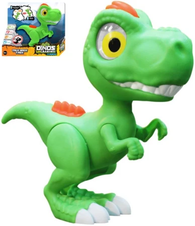 Dinosaurus T-Rex baby zvieratko opakovač na batérie REC Svetlo Zvuk Dinosaurus T-Rex baby zvieratko opakovač na batérie REC Svetlo Zvuk