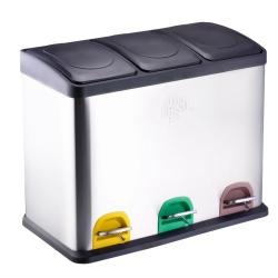 Dirt Devil Odpadkový koš na tříděný odpad 3 x 15 l Dirt Devil Odpadkový koš na tříděný odpad 3 x 15 l