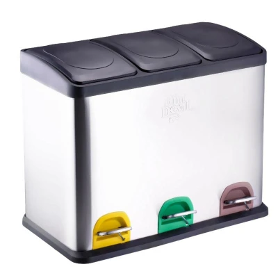 Dirt Devil Odpadkový koš na tříděný odpad 3 x 15 l Dirt Devil Odpadkový koš na tříděný odpad 3 x 15 l
