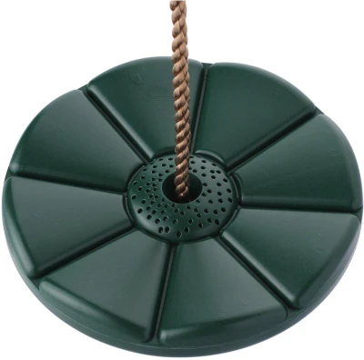 Disk houpací 28cm závěsná houpačka lano 1,8m do 80kg plast 2 barvy