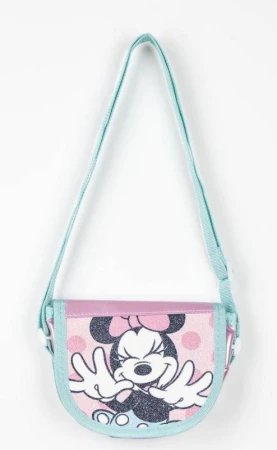 Kabelka dětská třpytivá Disney Minnie Mouse přes rameno s překlápěním