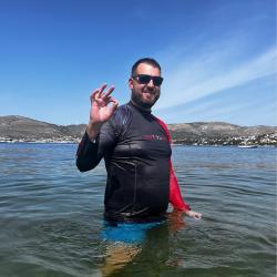 Dive Team Pánské lycrové triko MAN, dlouhý rukáv