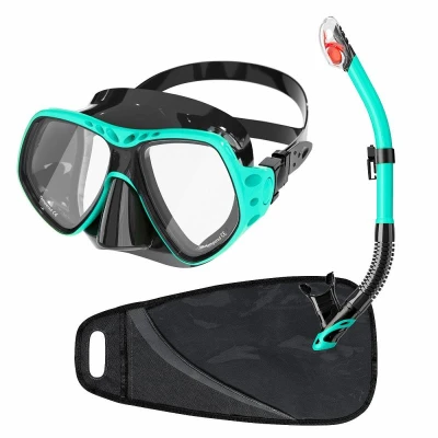 Dive Team Šnorchlovací set maska a šnorchl DEEP VISION antifog