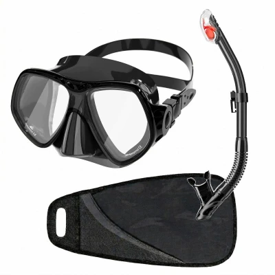 Dive Team Šnorchlovací set maska a šnorchl DEEP VISION antifog