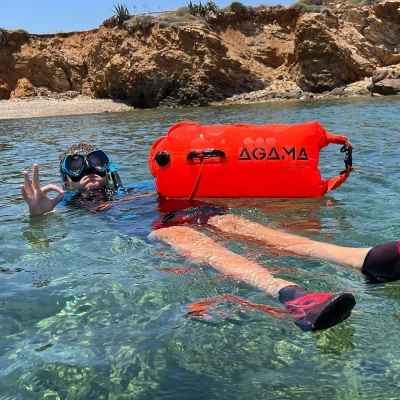 Dive Team Šnorchlovací set maska a šnorchl DEEP VISION antifog