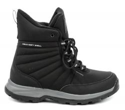 DK 1027 černé dámské zimní boty