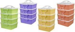 Dk-plast Jídlonosič 4x1,2l hranatý 17x15x25cm PH mix barev Dk-plast Jídlonosič 4x1,2l hranatý 17x15x25cm PH mix barev
