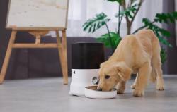 Dogness Automatické krmítko s plastovou miskou (bílé)