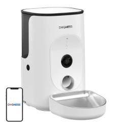 Dogness F15 bílý chytrý dávkovač krmiva s WiFi, kamerou a nerezovou miskou 4 l Dogness F15 bílý chytrý dávkovač krmiva s WiFi, kamerou a nerezovou miskou 4 l