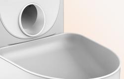 Dogness F17 Melamine bílý automatický dávkovač krmiva 4 l