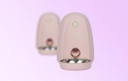 Dogness F05 růžový plastový automatický dávkovač krmiva WIFI mini