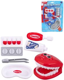 Doktorský set 5-8ks dětské lékařské potřeby zubař 2 druhy Doktorský set 5-8ks dětské lékařské potřeby zubař 2 druhy