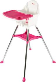 Doloni Dětská jídelní židlička na krmení - růžová Doloni Dětská jídelní židlička na krmení - růžová